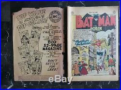 Batman #65 (1951) 1st App of Wingman Golden Age Catwoman Mylar