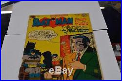 Batman #68 (dec 1951, Dc) Gd Golden Age, Two Face Cover Detached