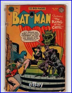 Batman #69 (GD-) Catwoman Cover-DC-KEY-Golden Age-Vintage-1952