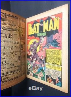 Batman #7 (D. C. Comics 11/1941) UN-RESTORED MID-GRADE Golden Age Batman