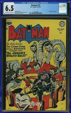 Batman #73 1952 CGC 6.5 Famous Joker Cover Super Golden Age Key