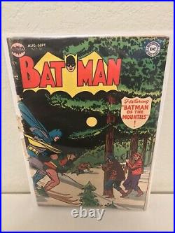 Batman #78 GD- 1st appearance Roh Kar lawman from Mars Golden Age DC Comics 1953