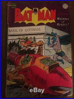 Batman #80 Joker appearance scarce Golden Age DC comic Fair-Poor 1.5