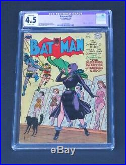 Batman 84 CGC 4.5 Golden Age 1954 Catwoman The Sleeping Beauties of Gotham city