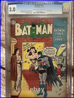 Batman #87 1954 Pre-Code Golden Age! Joker Appearance. CGC 3.0 RARE