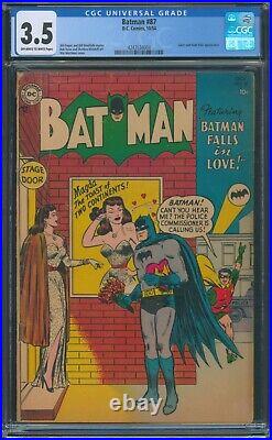 Batman 87 CGC OWithW Joker and Vicki Vale Appearance Late Golden Age