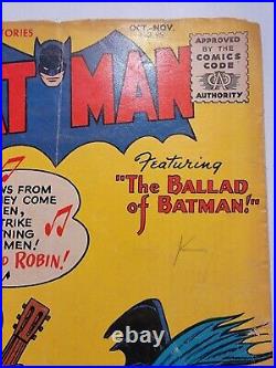 Batman #95 G+ Golden Age DC Comics Ballad of Batman and Robin 1955 Win Mortimer