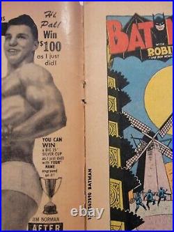 Batman #95 G+ Golden Age DC Comics Ballad of Batman and Robin 1955 Win Mortimer