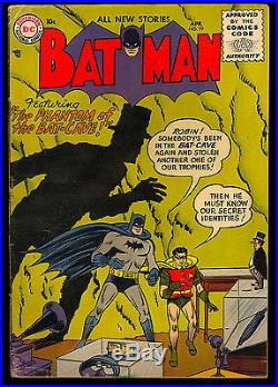 Batman #99 Very Nice Late Golden Age Penguin DC Comic 1955 VG+