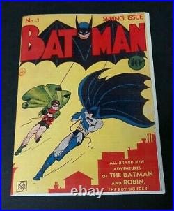 Batman Comics # 1 Golden Age Replica Classic Cover