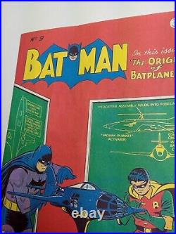 Batman Golden Age Australian No 9 rare batman dc comics golden age comics