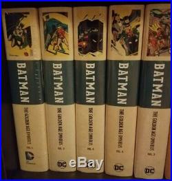 Batman Golden Age Omnibus 1-5 Hardcover Set, DC Comics