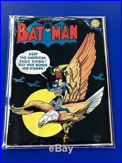 Batman No. 17 Golden Age Iconic WW2 Flying Eagle Cover Higher Grade
