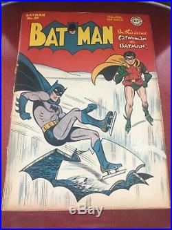 Batman No. 39, 1947, Catwoman vs Batman Golden Age