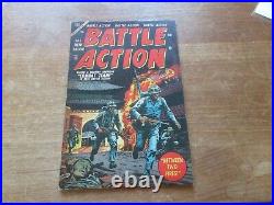 Battle Action #15 Atlas Golden Age War MID Higher Grade Last Pre Code Golden Age