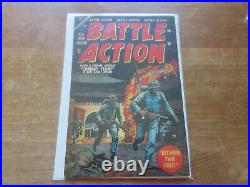 Battle Action #15 Atlas Golden Age War MID Higher Grade Last Pre Code Golden Age