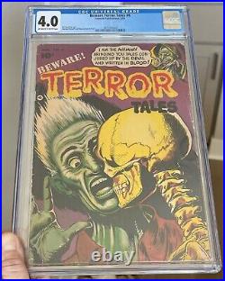 Beware Terror Tales #6 Fawcett Comics (1953) Rare Pre Code Horror CGC
