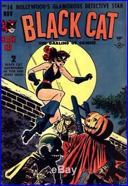 Black Cat Comics #14 Golden Age Harvey 5.5