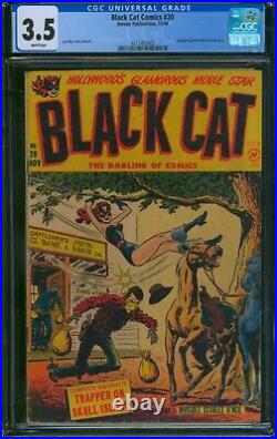 Black Cat Comics #20 (1949)? CGC 3.5? Lee Elias GGA Golden Age Harvey Comic
