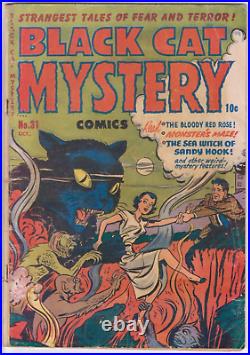 Black Cat Mystery #31, Harvey Comics 1951 VG- 3.5 Golden Age Pre-Code Horror