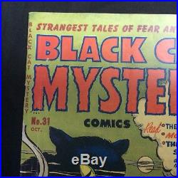 Black Cat Mystery 31 Pre-Code Horror Ditko Comic Book Golden Age