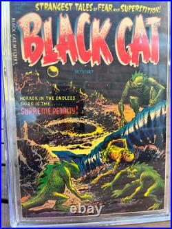 Black Cat Mystery 47 CGC 3.5 (1954 Harvey Publications) Pre-Code Horror Comics