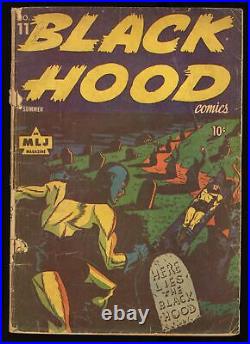 Black Hood Comics (1943) #11 GD- 1.8 Golden Age Horror Cover