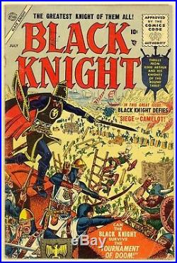 Black Knight #2 1955 Very Good Minus 3.5 Joe Maneely Cover Adventure Atlas Comic