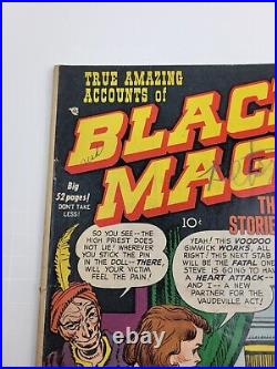 Black Magic #4 Prize Comics 1951 Golden Age Simon & Kirby Voodoo Doll Cover