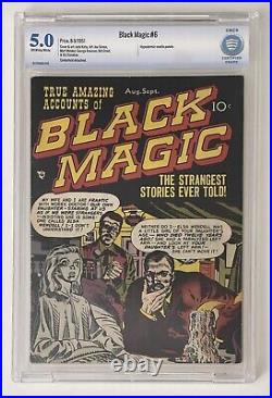 Black Magic v1 #6 (1951) CBCS 5.0 OWW Kirby Pre-code Nice Looking Book