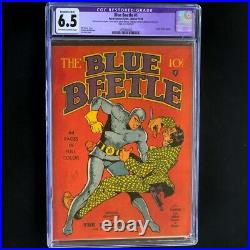 Blue Beetle #1 (1939) CGC 6.5 Restored Rare Golden Age Key! Fox Features