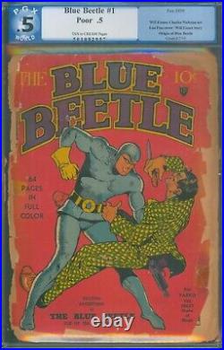 Blue Beetle #1 (Fox 1939)? PGX 0.5? Rare! Will Eisner Golden Age Comic