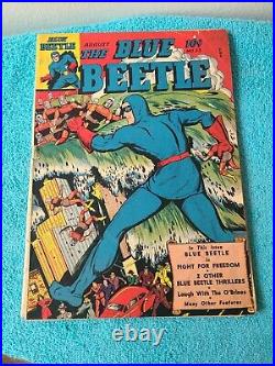 Blue Beetle #33 CGC VINTAGE Fox Feature Synd Comic Dan Garret Golden Age 10c