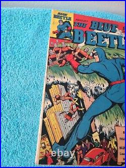 Blue Beetle #33 CGC VINTAGE Fox Feature Synd Comic Dan Garret Golden Age 10c