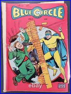 Blue Circle Comics #2 Rural Home Golden Age 1944