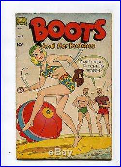 Boots and Her Buddies #9 SCARCE Frazetta Art VINTAGE Golden Age Standard Comics