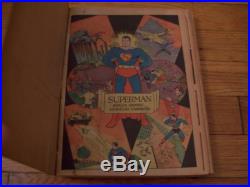 Bound Volume of coverless Golden Age Comics Superman 5 Action 20 23 Hit 2 etc