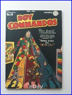 Boy Commandos 18 DC Golden Age Jack Kirby Joe Simon