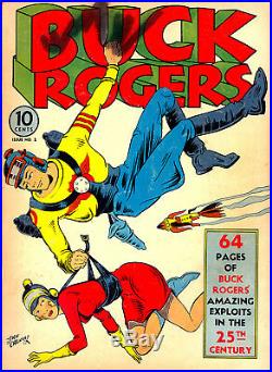 Buck Rogers #1-2 Cgc 4.0-3.0 Pre-wwii Classic Golden Age Retro Sci-fi 1940-1941