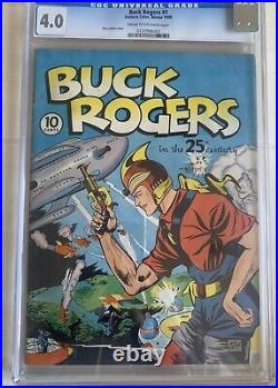 Buck Rogers #1 CGC 4.0 Eastern Color Rare 1940 Wrap Around Cover Golden Age