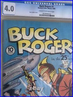 Buck Rogers #1 CGC 4.0 Eastern Color Rare 1940 Wrap Around Cover Golden Age