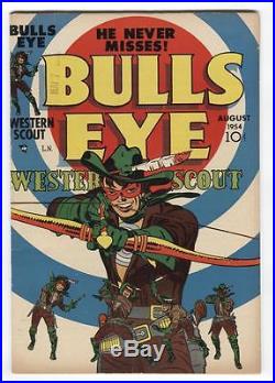 Bulls-Eye #1 Golden age Western, 1954 1st issue, Joe Simon & Jack Kirby c/a Nice