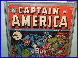 CAPTAIN AMERICA Comics #19 October 1942 GOLDEN AGE CGC 6.0 (Restored)
