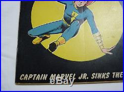 Captain Marvel Jr. # 1- Golden Age Key. Battles Capt. Nazi. Raboy Art, Movie Soo