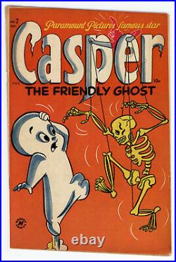 CASPER The FRIENDLY GHOST #7 FN 5.5 RARE 1st HARVEY HORROR Cover 1952