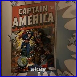 CBC 9.6 German, Gold, Edition, ? 1999 Captain America, #1 White Pages