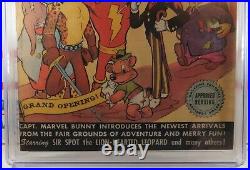 CGC 5.0 ANIMAL FAIR #1 FAWCETT 1946 SHAZAM CAPTAIN MARVEL BUNNY Adventures DC