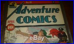 CGC 7.0 Adventure Comics # 49 (4/40) Golden Age Sandman, 2nd Hourman appearance