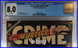 CGC 8.0 CRIME AND JUSTICE #16 HIGHEST GRADED! Charlton Comics 1953 PIRATES