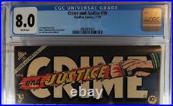 CGC 8.0 CRIME AND JUSTICE #16 TOP CENSUS GRADED Charlton Comics 1953 PIRATES
